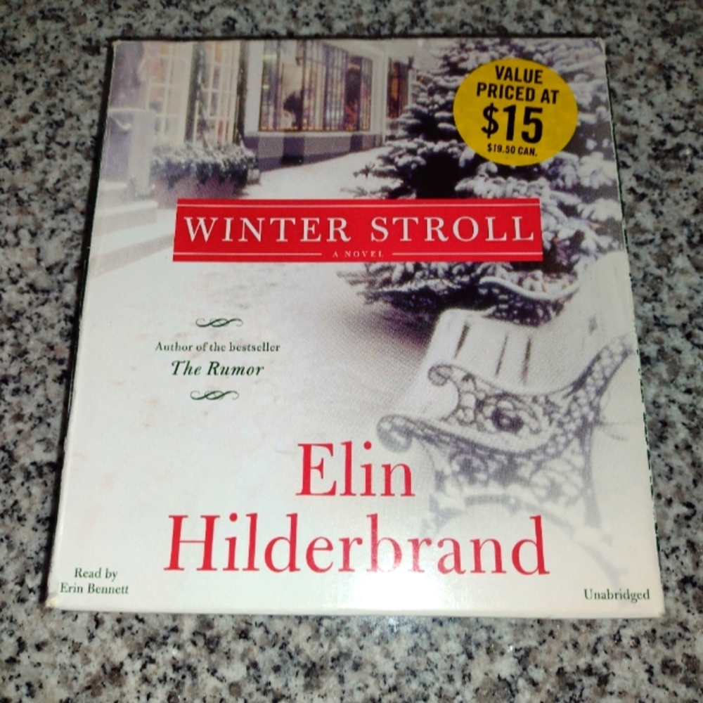 Winter Stroll by Elin Hilderbrand -Compact Disc 6 CD Series Audiobook, Pre-owned